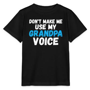 Grandpa Gifts - Stanley/Stella Kinder T-Shirt MINI CREATOR  - Schwarz - Vorne - Mikhail (115cm)