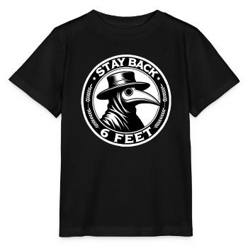Effrayant Halloween Horreur Peste Docteur - T-shirt bio MINI CREATOR Stanley/Stella Enfant - noir - Devant - Mikhail (115cm)