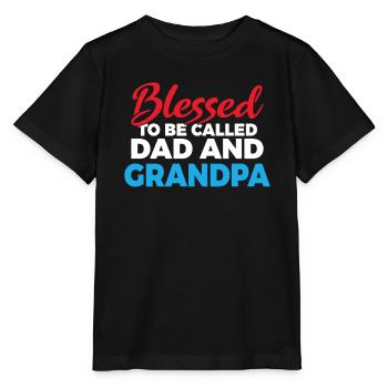 Grandpa Gifts - Stanley/Stella Kinder T-Shirt MINI CREATOR  - Schwarz - Vorne - Mikhail (115cm)