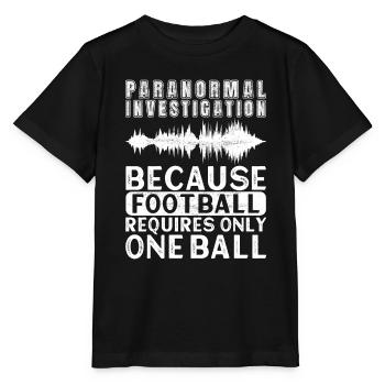 Enquêteur paranormal Chasse aux fantômes - T-shirt bio MINI CREATOR Stanley/Stella Enfant - noir - Devant - Mikhail (115cm)