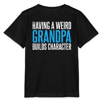 Grandpa Gifts - Stanley/Stella Kinder T-Shirt MINI CREATOR  - Schwarz - Vorne - Mikhail (115cm)