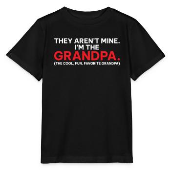 Grandpa Gifts - Stanley/Stella Kinder T-Shirt MINI CREATOR  - Schwarz - Vorne - Mikhail (115cm)