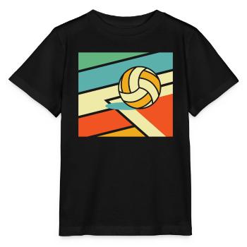 Volley-ball Volley-ball - T-shirt bio MINI CREATOR Stanley/Stella Enfant - noir - Devant - Mikhail (115cm)