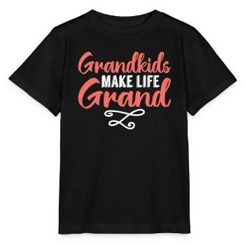 Grandma Gifts - Stanley/Stella Kinder T-Shirt MINI CREATOR  - Schwarz - Vorne - Mikhail (115cm)