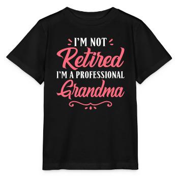 Grandma Gifts - Stanley/Stella Kinder T-Shirt MINI CREATOR  - Schwarz - Vorne - Mikhail (115cm)