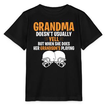 Grandma Gifts - Stanley/Stella Kinder T-Shirt MINI CREATOR  - Schwarz - Vorne - Mikhail (115cm)