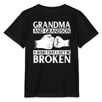 Grandma Gifts - Stanley/Stella Kinder T-Shirt MINI CREATOR  - Schwarz - Vorne - Mikhail (115cm)