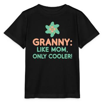 Grandma Gifts - Stanley/Stella Kinder T-Shirt MINI CREATOR  - Schwarz - Vorne - Mikhail (115cm)