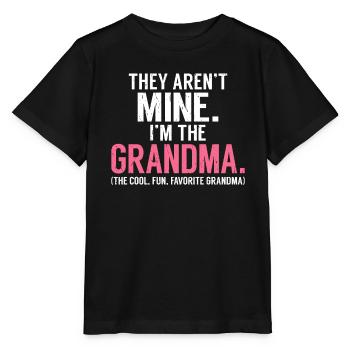 Grandma Gifts - Stanley/Stella Kinder T-Shirt MINI CREATOR  - Schwarz - Vorne - Mikhail (115cm)