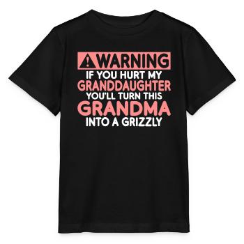 Grandma Gifts - Stanley/Stella Kinder T-Shirt MINI CREATOR  - Schwarz - Vorne - Mikhail (115cm)