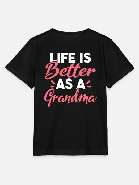 Grandma Gifts - Stanley/Stella Kinder T-Shirt MINI CREATOR  - Schwarz