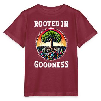 Lombriciculture Jardinage de vers de terre Vermiculture - T-shirt bio MINI CREATOR Stanley/Stella Enfant - bordeaux - Devant - Kain (125cm)