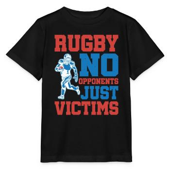 Rugby No Opponents Just Victims 5 - Stanley/Stella MINI CREATOR Kids’ T-Shirt - black - Front - Mikhail (115cm)