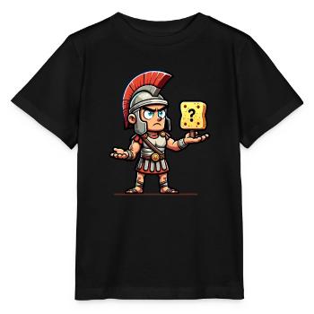 Drôle D’éponge, Histoire Romaine, Salle De Bain - T-shirt bio MINI CREATOR Stanley/Stella Enfant - noir - Devant - Mikhail (115cm)
