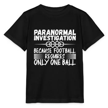 Enquêteur paranormal Chasse aux fantômes - T-shirt bio MINI CREATOR Stanley/Stella Enfant - noir - Devant - Mikhail (115cm)
