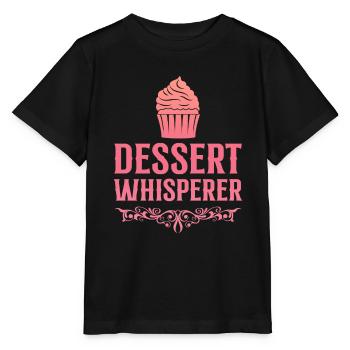 Dessert Whisperer 4 - Stanley/Stella MINI CREATOR Kids’ T-Shirt - black - Front - Mikhail (115cm)
