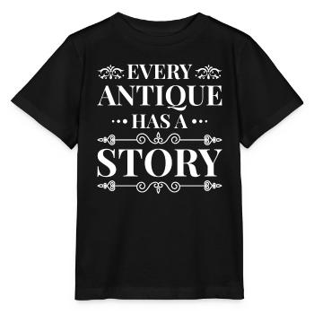 Conception de collectionneur d’antiquités pour les passionnés - chaque - T-shirt bio MINI CREATOR Stanley/Stella Enfant - noir - Devant - Mikhail (115cm)