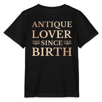 Collectionneur d’antiquités passionné - Vintage Antique - T-shirt bio MINI CREATOR Stanley/Stella Enfant - noir - Devant - Mikhail (115cm)
