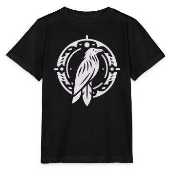 Rabe Indianer Tierkreiszeichen - Stanley/Stella Kinder T-Shirt MINI CREATOR  - Schwarz - Vorne - Mikhail (115cm)
