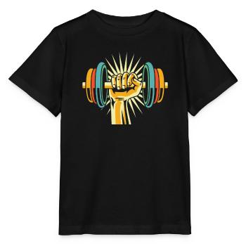 Fitness - Stanley/Stella MINI CREATOR Kids’ T-Shirt - black - Front - Mikhail (115cm)