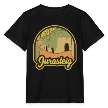 Sentier du Jura - T-shirt bio MINI CREATOR Stanley/Stella Enfant - noir - Devant - Mikhail (115cm)