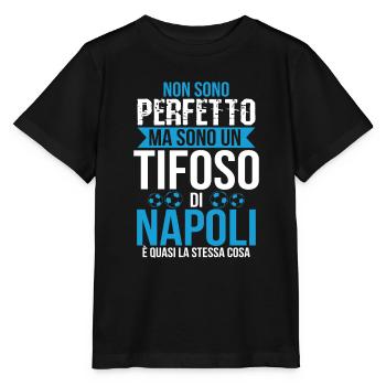 Napoli Gift Fan Napolitano Football Football - Stanley/Stella MINI CREATOR Kids’ T-Shirt - black - Front - Mikhail (115cm)