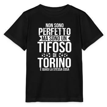 Turin Turin Football Football Fan Idée Cadeau - T-shirt bio MINI CREATOR Stanley/Stella Enfant - noir - Devant - Mikhail (115cm)
