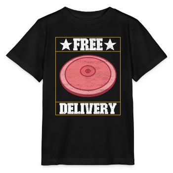 Lancer du disque Lancer du disque - T-shirt bio MINI CREATOR Stanley/Stella Enfant - noir - Devant - Mikhail (115cm)