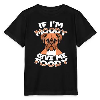 Boxer Chien Boxer Allemand - T-shirt bio MINI CREATOR Stanley/Stella Enfant - noir - Devant - Mikhail (115cm)