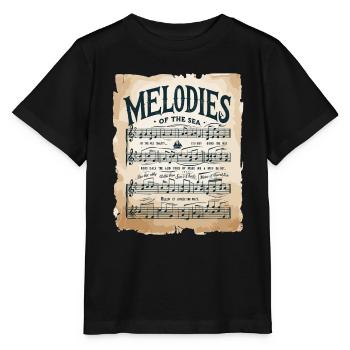 Sailors Sea Shanty Singing Ship Adventures - Stanley/Stella MINI CREATOR Kids’ T-Shirt - black - Front - Mikhail (115cm)
