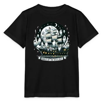Sailors Sea Shanty Singing Ship Adventures - Stanley/Stella MINI CREATOR Kids’ T-Shirt - black - Front - Mikhail (115cm)