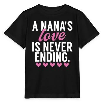 Nana Gifts - Stanley/Stella MINI CREATOR Kids’ T-Shirt - black - Front - Mikhail (115cm)