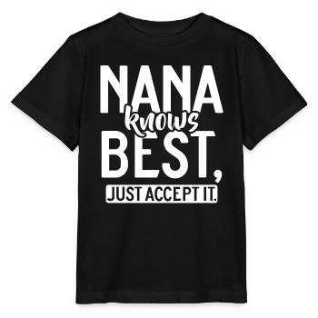 Cadeaux Nana - T-shirt bio MINI CREATOR Stanley/Stella Enfant - noir - Devant - Mikhail (115cm)