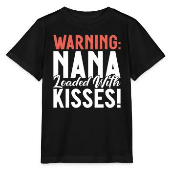 Nana Gifts - Stanley/Stella MINI CREATOR Kids’ T-Shirt - black - Front - Mikhail (115cm)