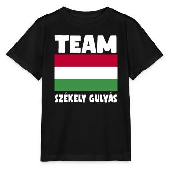 Tête de cochonÉquipe Szekely Gulyas - T-shirt bio MINI CREATOR Stanley/Stella Enfant - noir - Devant - Mikhail (115cm)