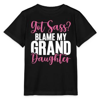Granddaughter Gifts - Stanley/Stella MINI CREATOR Kids’ T-Shirt - black - Front - Mikhail (115cm)