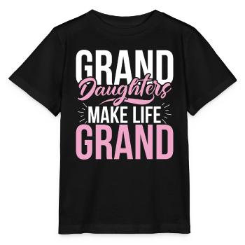 Cadeaux de petite-fille - T-shirt bio MINI CREATOR Stanley/Stella Enfant - noir - Devant - Mikhail (115cm)
