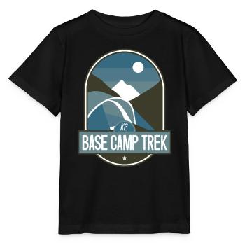 K2 Base Camp Trek - Stanley/Stella Kinder T-Shirt MINI CREATOR  - Schwarz - Vorne - Mikhail (115cm)