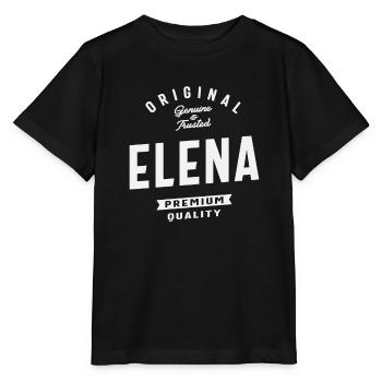 Original Elena Genuine and Trusted Name Elena - Stanley/Stella MINI CREATOR Kids’ T-Shirt - black - Front - Mikhail (115cm)