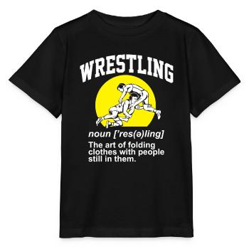 Wrestling Definition Pro Wrestler Fan Wrestling - Stanley/Stella Kinder T-Shirt MINI CREATOR  - Schwarz - Vorne - Mikhail (115cm)