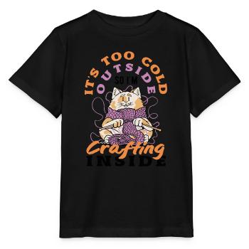 Indoor Creativity - Stanley/Stella MINI CREATOR Kids’ T-Shirt - black - Front - Mikhail (115cm)