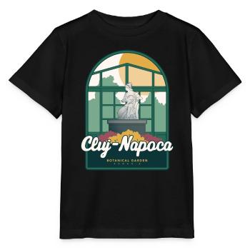Botanischer Garten Cluj-Napoca - Rumänien - Stanley/Stella Kinder T-Shirt MINI CREATOR  - Schwarz - Vorne - Mikhail (115cm)