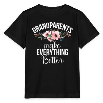 Cadeaux de petite-fille - T-shirt bio MINI CREATOR Stanley/Stella Enfant - noir - Devant - Mikhail (115cm)
