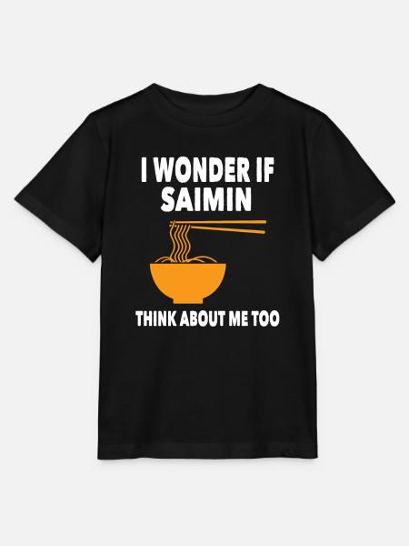 Saimin Nudelsuppe - Stanley/Stella Kinder T-Shirt MINI CREATOR  - Schwarz