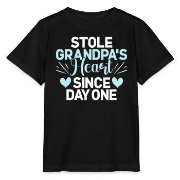 Cadeaux de petite-fille - T-shirt bio MINI CREATOR Stanley/Stella Enfant - noir - Devant - Mikhail (115cm)