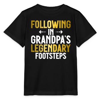 Granddaughter Gifts - Stanley/Stella MINI CREATOR Kids’ T-Shirt - black - Front - Mikhail (115cm)