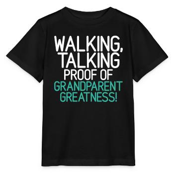 Granddaughter Gifts - Stanley/Stella MINI CREATOR Kids’ T-Shirt - black - Front - Mikhail (115cm)