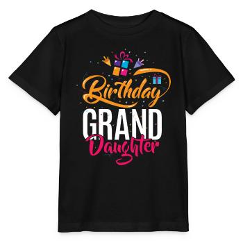 Granddaughter Gifts - Stanley/Stella MINI CREATOR Kids’ T-Shirt - black - Front - Mikhail (115cm)