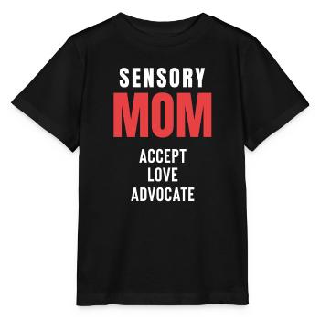 Eltern mit bes Sensorische Mutter Akzeptiert Love - Stanley/Stella Kinder T-Shirt MINI CREATOR  - Schwarz - Vorne - Mikhail (115cm)