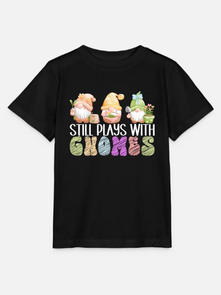Gartenzwerge Gartenarbeit - Stanley/Stella Kinder T-Shirt MINI CREATOR  - Schwarz